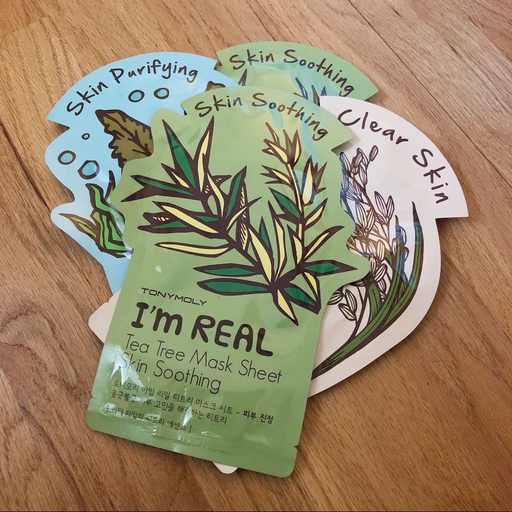 TONY MOLY SHEET MASKS (4)